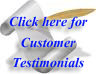 Cleaning Customer Testimonials